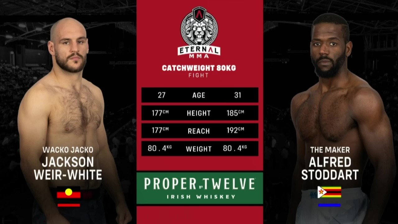 Eternal MMA 96 - Jackson Weir-White vs Alfred Stoddart - June 21, 2025