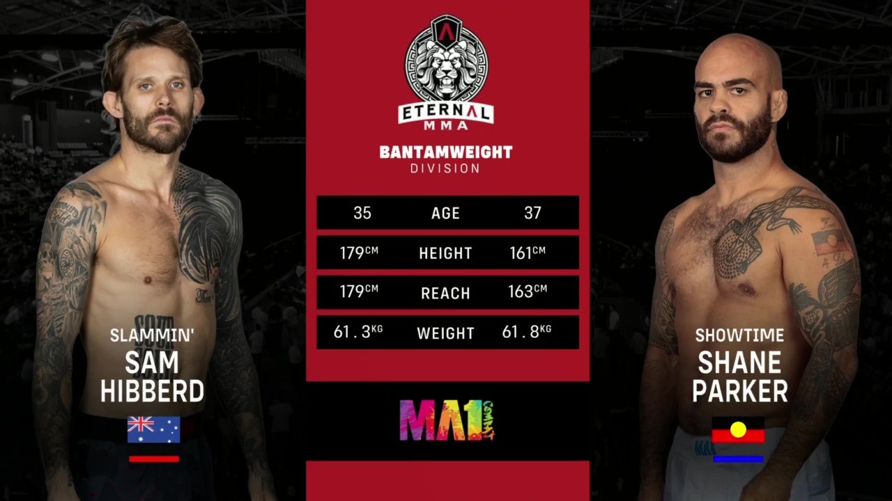 Eternal MMA 97 - Sam Hibberd vs Shane Parker - June 28, 2025