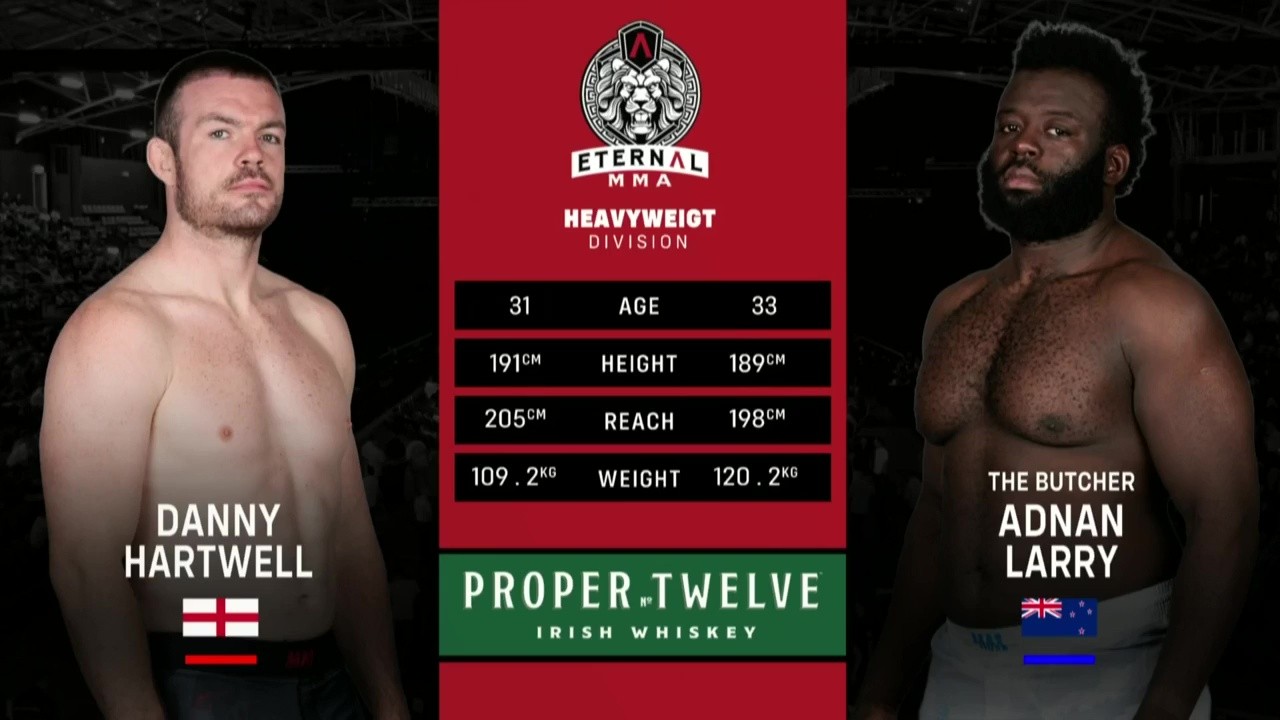 Eternal MMA 98 - Danny Hartwell vs Adnan Larry - September 13, 2025