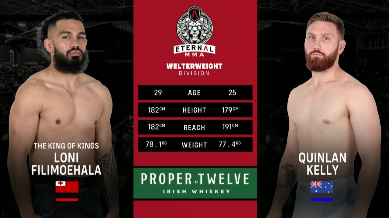 Eternal MMA 98 - Loni Filimoehala vs Quinn Kelly - September 13, 2025