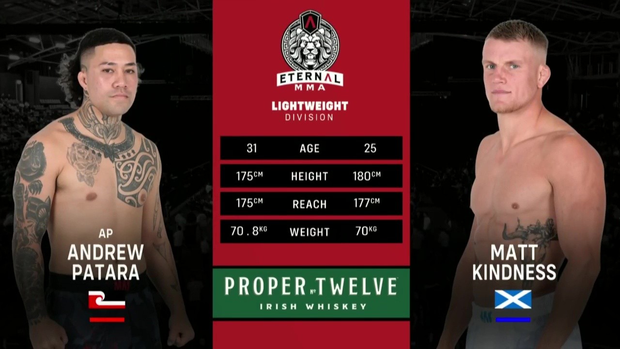 Eternal MMA 98 - Matt Kindness vs Andrew Patara - September 13, 2025