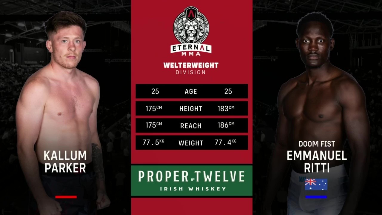 Eternal MMA 99 - Kallum Parker vs Emmanuel Ritti - October 11, 2025