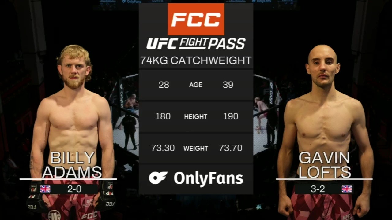 FCC 43 - Billy Adams vs Gavin Lofts - September 20, 2025