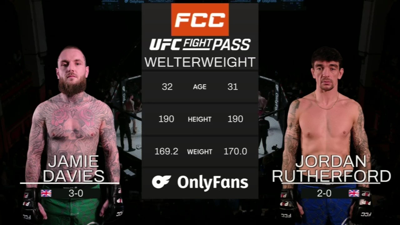 FCC 43 - Jordan Rutherford vs Jamie Davies - September 20, 2025