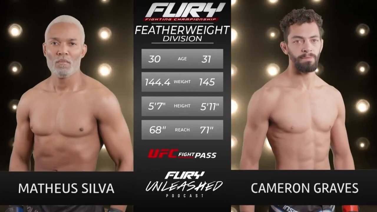 Fury FC 109 - Matheus Silva vs Cameron Graves - September 7, 2025