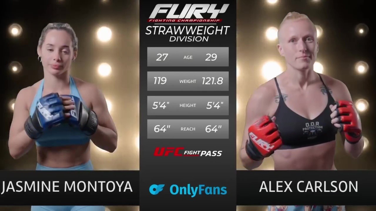 Fury FC 110 - Alexandra Carlson vs Jasmine Montoya - October 17, 2025