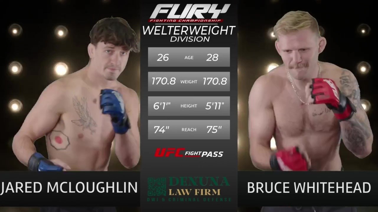 Fury FC 111 - Bruce Whitehead vs Jared McLoughlin - November 9, 2025