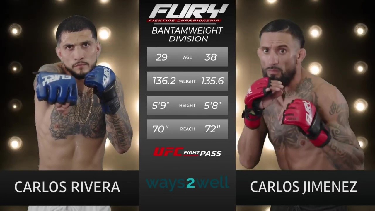 Fury FC 111 - Carlos Rivera vs CJ Jimenez - November 9, 2025