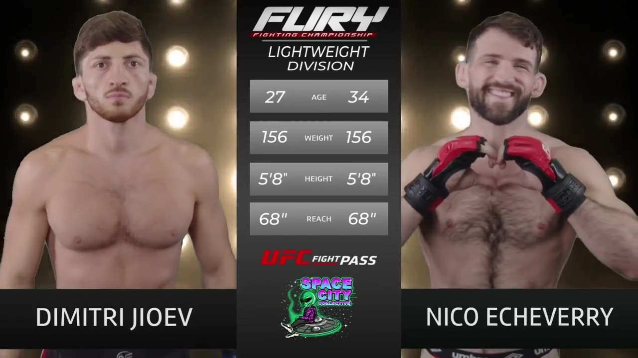 Fury FC 111 - Dimitri Jioev vs Nico Echeverry - November 9, 2025