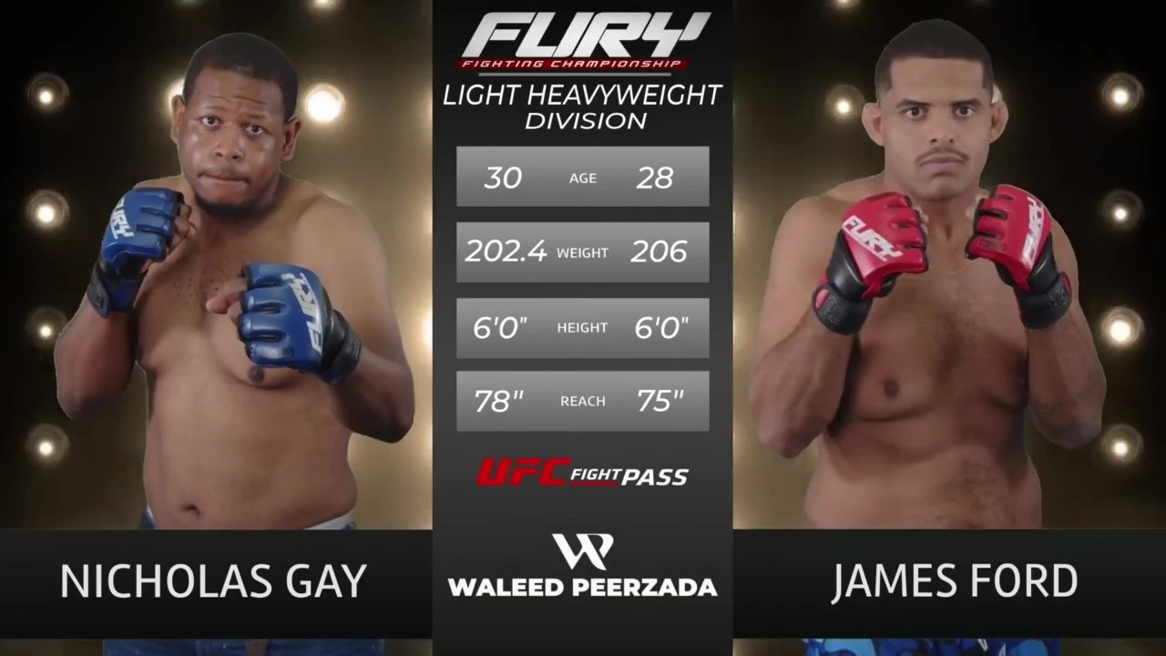 Fury FC 111 - James Ford vs Nick Gay - November 9, 2025