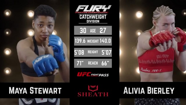 Fury FC 90 - Maya Stewart vs Alivia Bierley - May 11, 2024