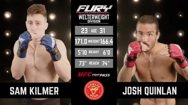 Fury FC 98 - Josh Quinlan vs Sam Kilmer - November 3, 2024