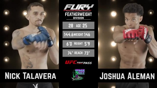 Fury FC 99 - Nick Talavera vs Joshua Aleman - December 15, 2024