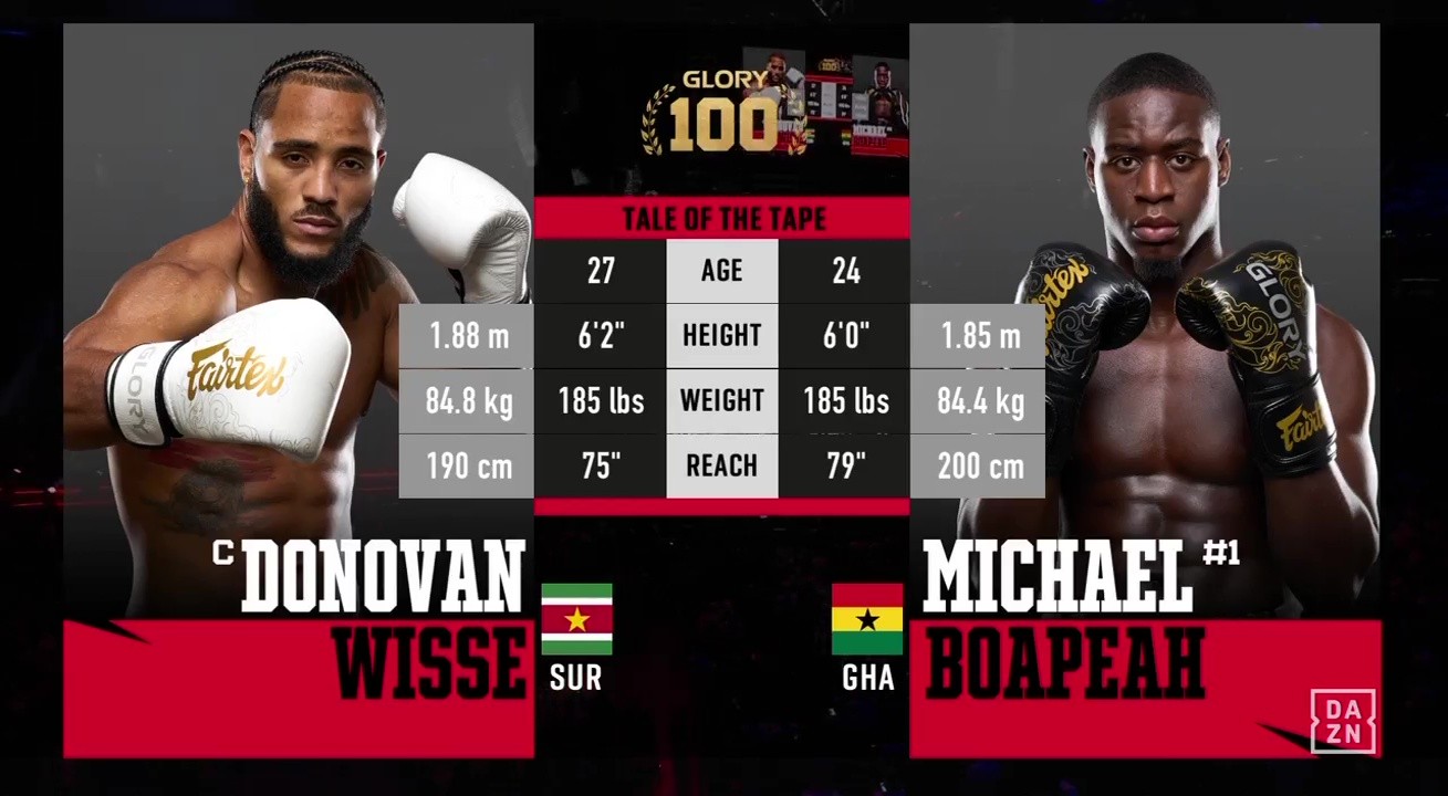 Glory 100 - Donovan Wisse vs Michael Boapeah - June 14, 2025