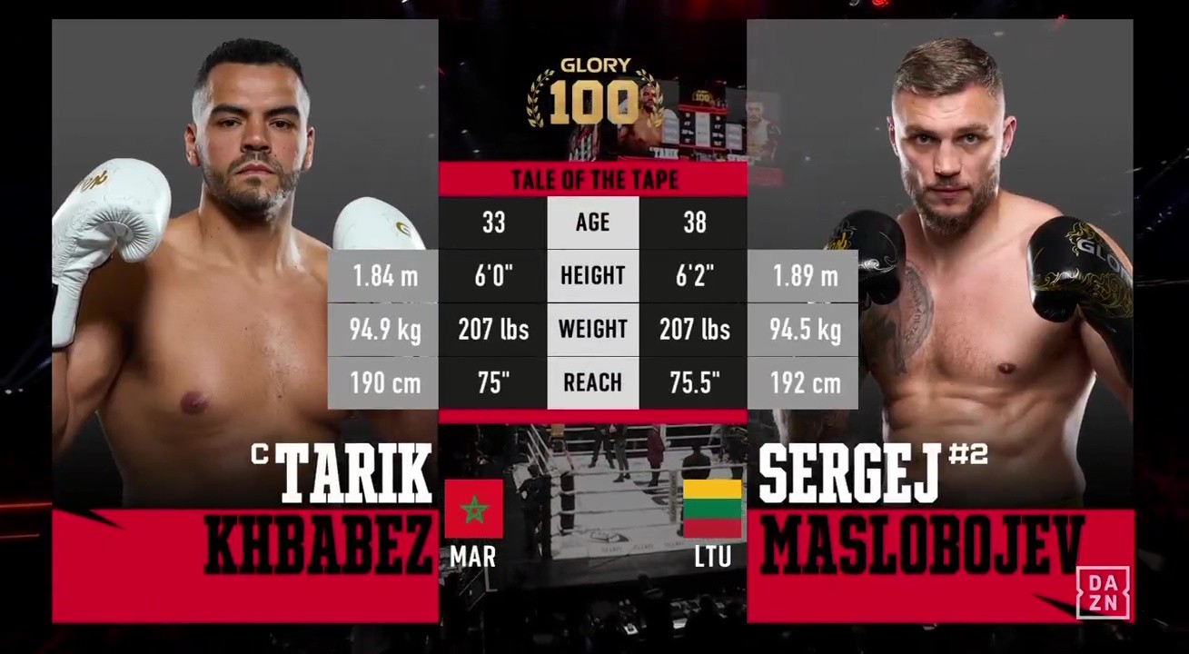 Glory 100 - Sergej Maslobojev vs Tarik Khbabez - June 14, 2025