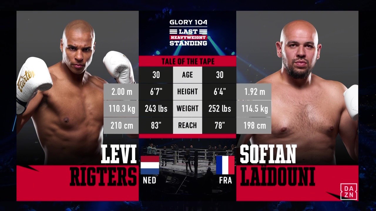 Glory 104 - Sofian Laïdouni vs Levi Rigters - October 11, 2025