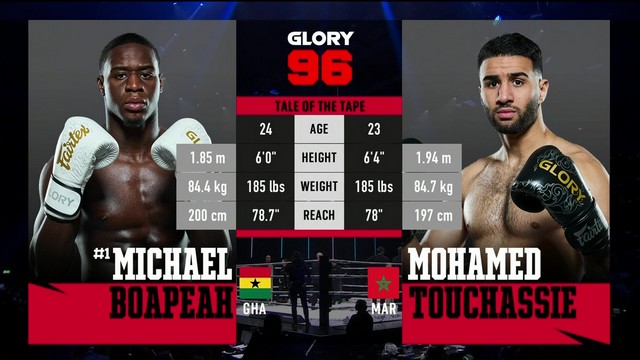 Glory 96 - Michael Boapeah vs Mohamed Touchassie - October 12, 2024