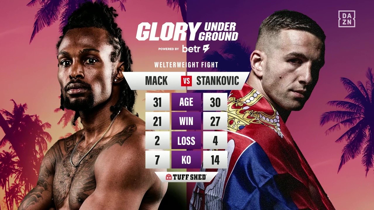 Glory Underground - Andrija Stankovic vs Gary Mack - May 1, 2025
