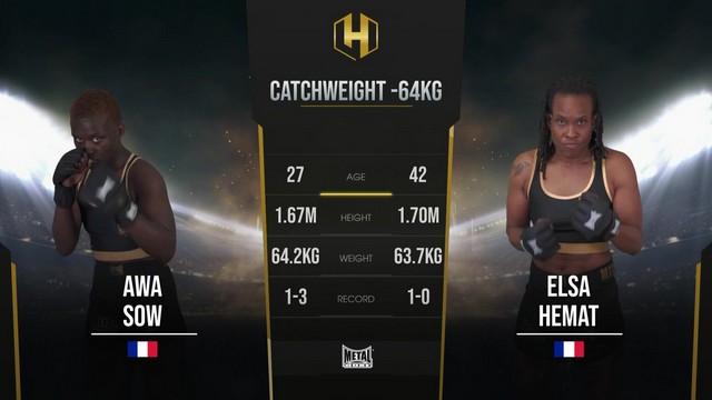 Hexagone MMA 16 - Awa Sow vs Elsa Hemat - MAY 23, 2024