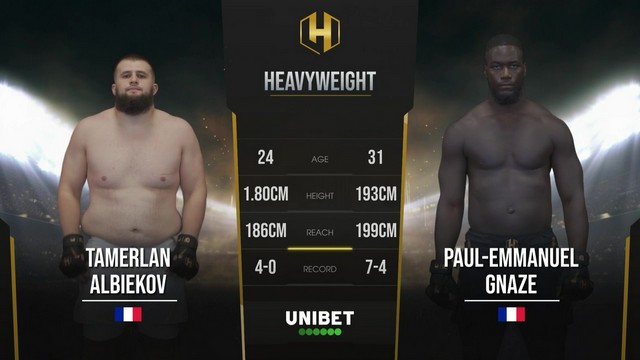 Hexagone MMA 20 - Paul-Emmanuel Gnaze vs Tamerlan Albiekov - September 14, 2024