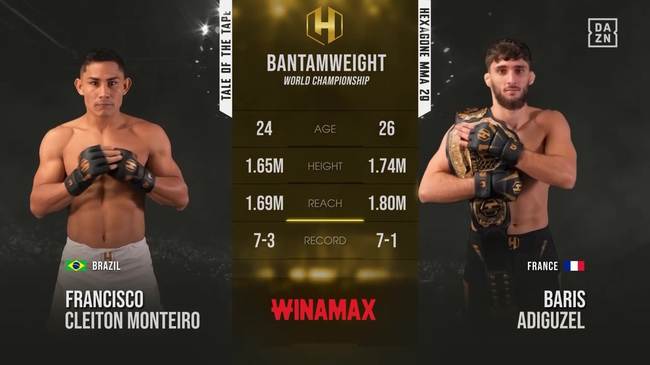 Hexagone MMA 29 - Baris Adiguzel vs Cleiton Monteiro - May 24, 2025