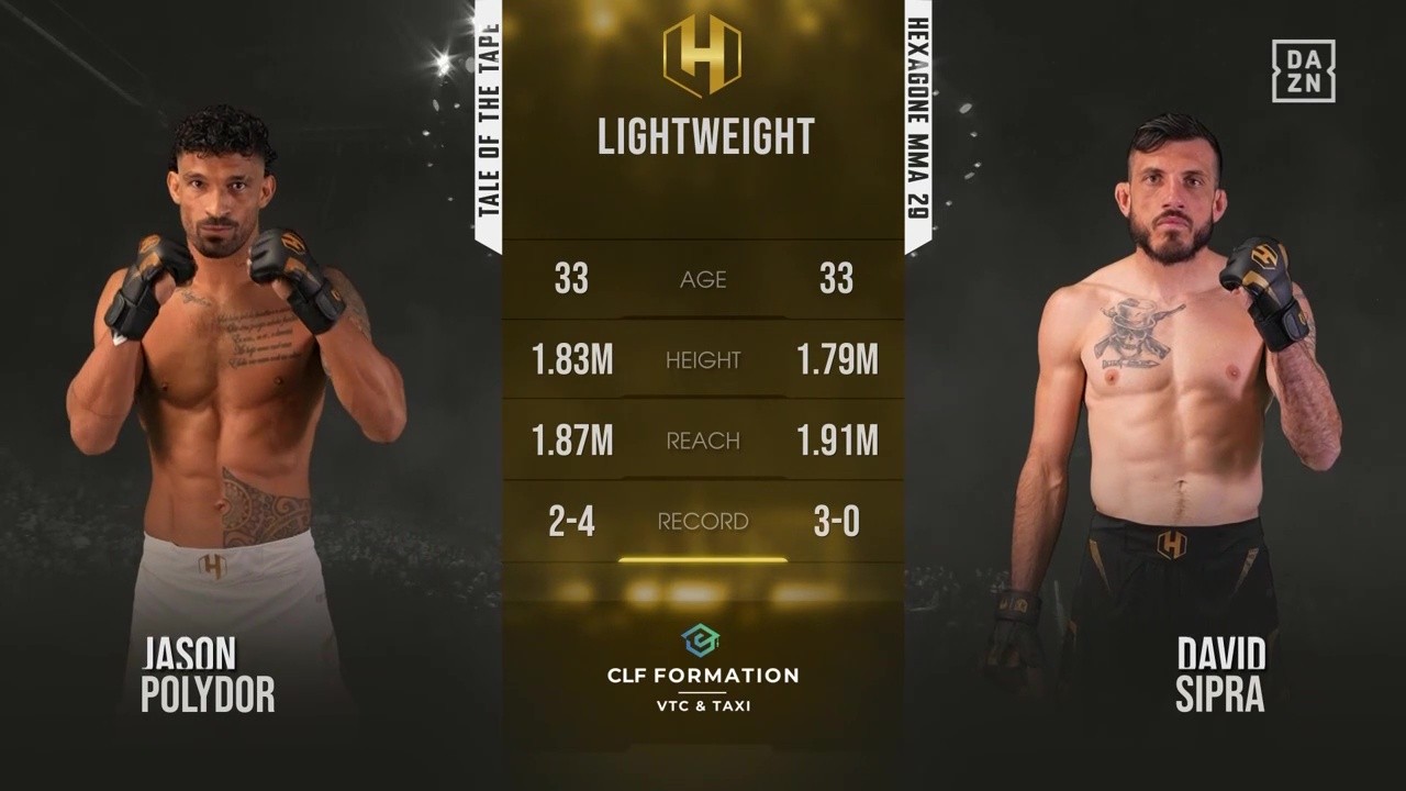 Hexagone MMA 29 - David Sipra vs Jason Polydor - May 24, 2025