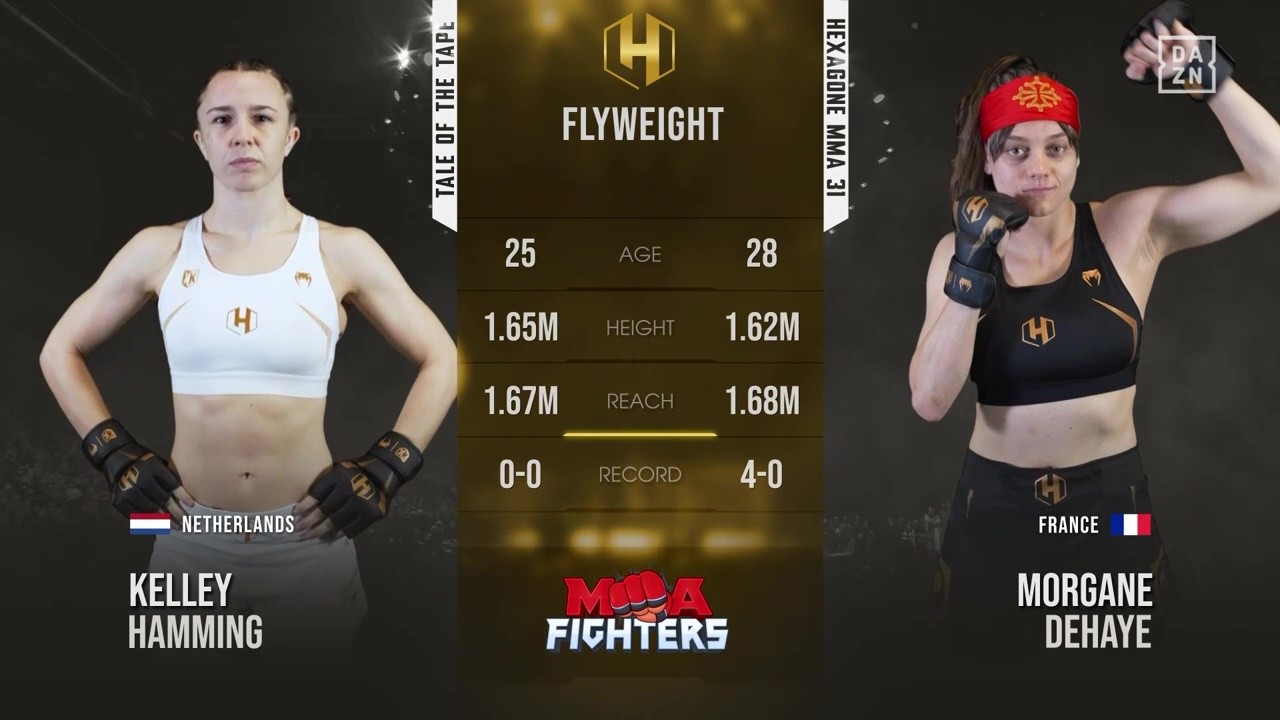 Hexagone MMA 31 - Morgane Dehaye vs Kelley Hamming - June 21, 2025