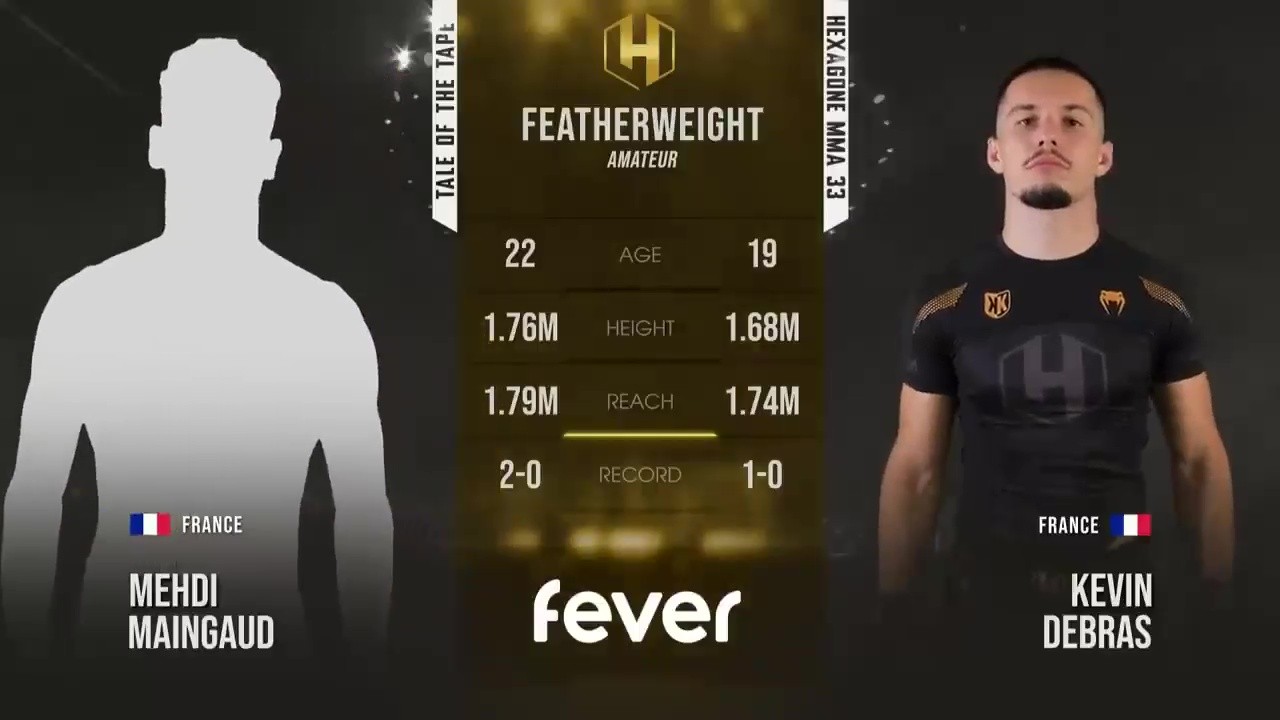 Hexagone MMA 33 - Mehdi Maingaud vs Kévin Debras - August 29, 2025