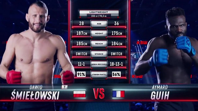 KSW 100 - Aymard Guih vs Dawid Śmiełowski - November 16, 2024