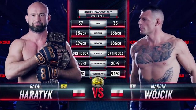 KSW 100 - Rafał Haratyk vs Marcin Wójcik - November 16, 2024