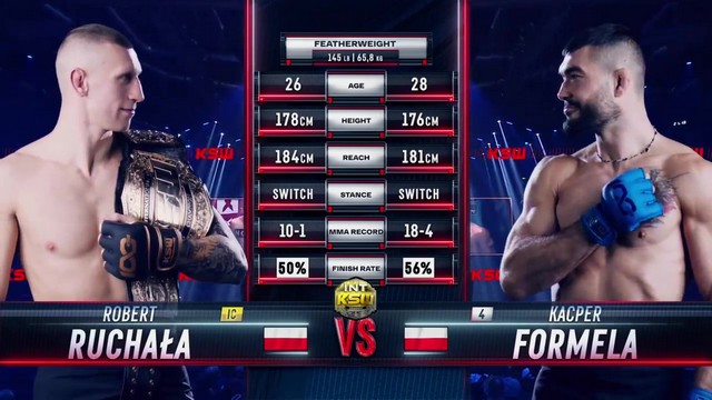 KSW 100 - Robert Ruchała vs Kacper Formela - November 16, 2024