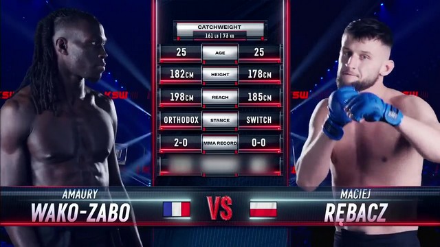 KSW 101 - Amaury Wako vs Maciej Rębacz - December 20, 2024