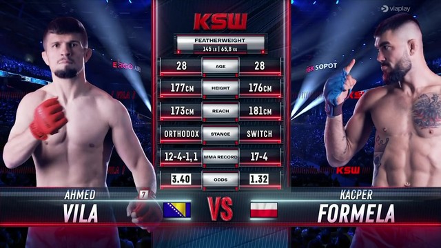 KSW 94 - Kacper Formela vs Ahmed Vila - May 11, 2024