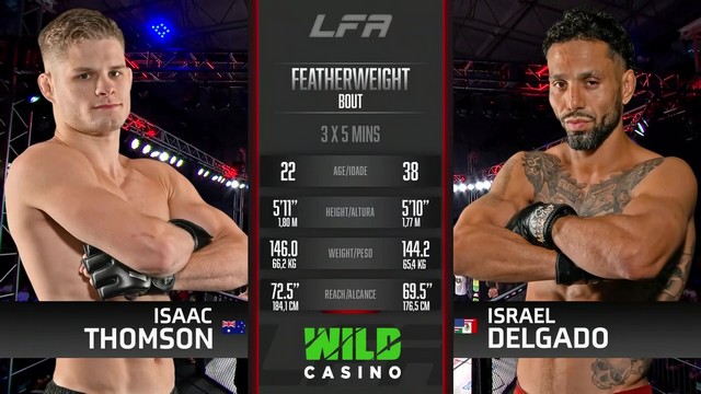 LFA 192 - Isaac Thomson vs Israel Delgado - September 13, 2024