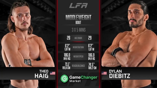 LFA 192 - Theo Haig vs Dylan Diebitz - September 13, 2024