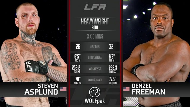 LFA 193 - Denzel Freeman vs Steven Asplund - September 20, 2024