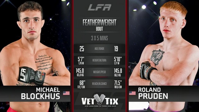 LFA 193 - Michael Blockhus vs Roland Pruden - September 20, 2024