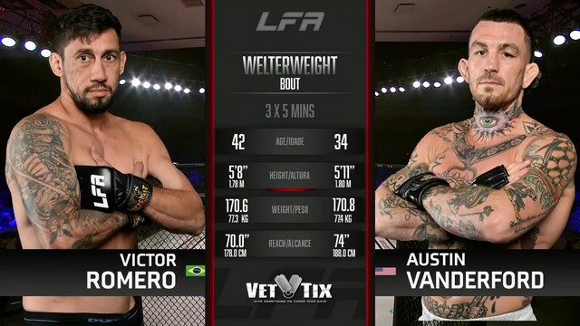 LFA 194 - Austin Vanderford vs Victor Romero - October 18, 2024