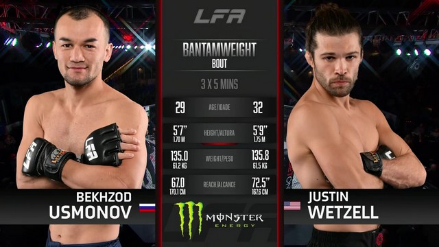 LFA 195 - Justin Wetzell vs Bekhzod Usmonov - October 25, 2024