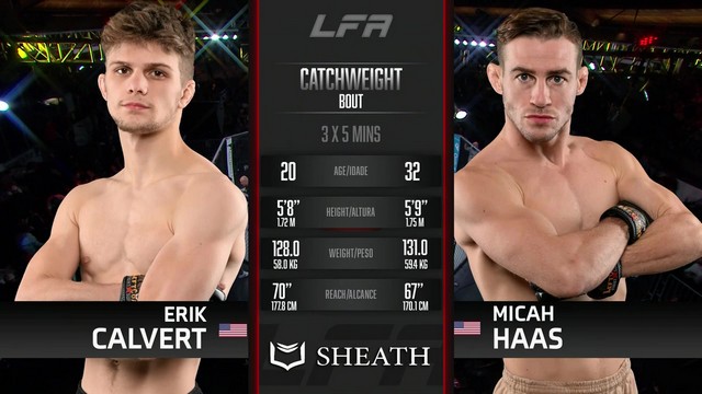 LFA 195 - Micah Haas vs Erik Calvert - October 25, 2024