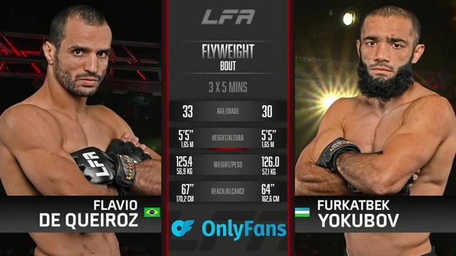 LFA 196 - Furkatbek Yokubov vs Flavio de Queiroz - November 8, 2024