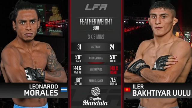 LFA 196 - Iler Bakhtiyar Uulu vs Leonardo Morales - November 8, 2024