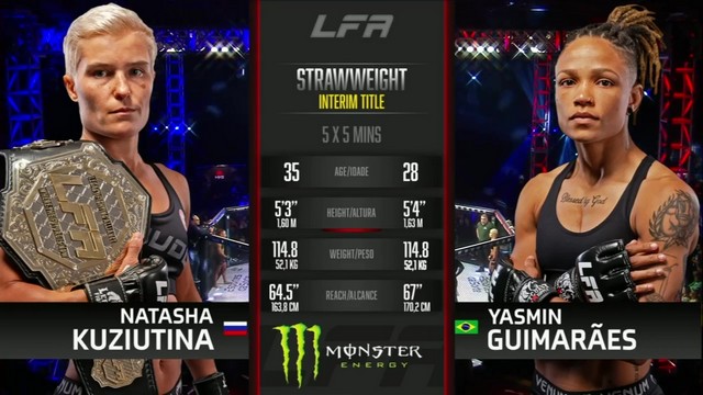 LFA 197 - Natasha Kuziutina vs Yasmin Guimarães - November 22, 2024