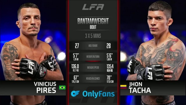 LFA 197 - Vinicius Pires vs Jhon Rodriguez Tacha - November 22, 2024