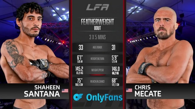 LFA 198 - Chris Mecate vs Shaheen Santana - December 6, 2024