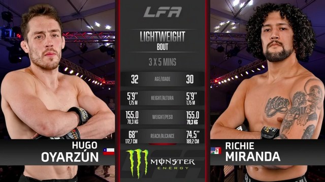 LFA 198 - Richie Miranda vs Hugo Oyarzún - December 6, 2024