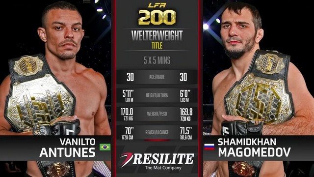 LFA 200 - Shamidkhan Magomedov vs Vanilto Antunes - January 25, 2025