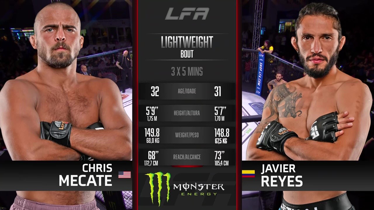 LFA 208 - Chris Mecate vs Javier Reyes - May 9, 2025