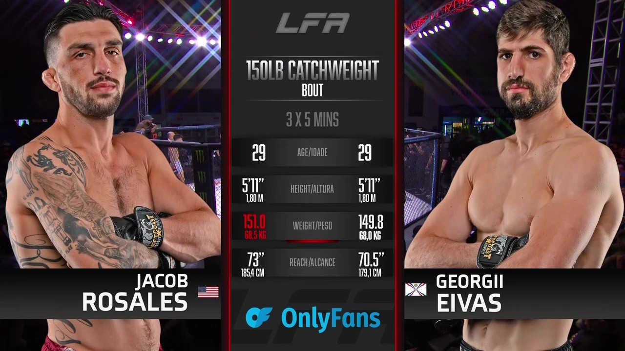 LFA 208 - Jacob Rosales vs Georgii Eivas - May 9, 2025