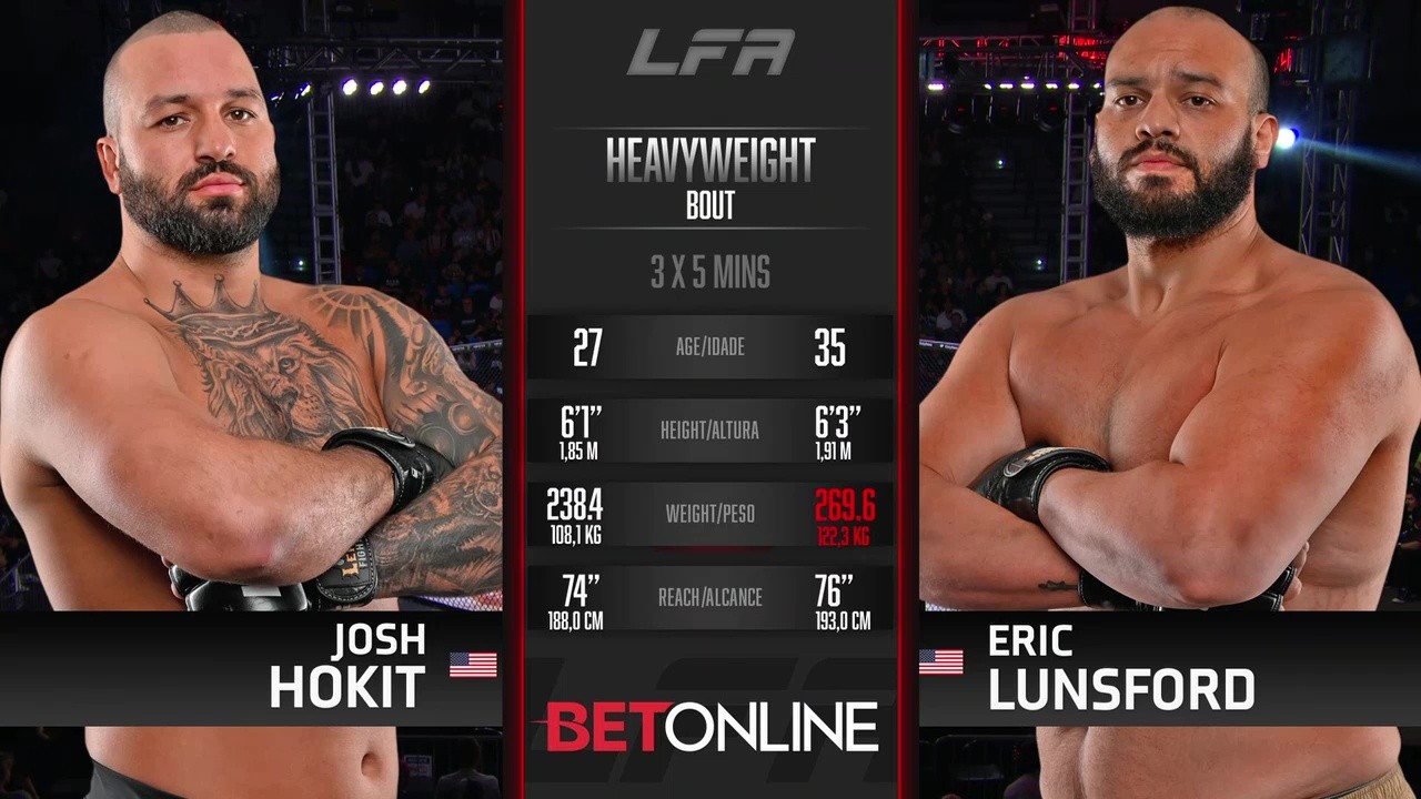 LFA 208 - Josh Hokit vs Eric Lunsford - May 9, 2025